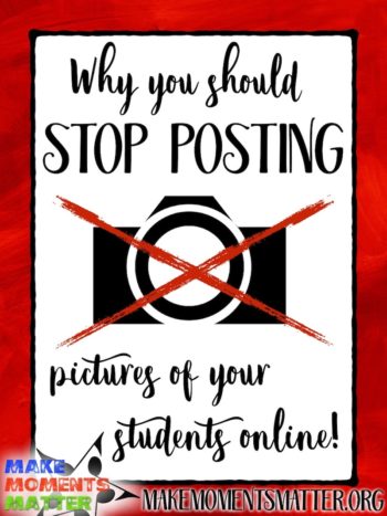 Is it really safe to share that photo or video of your students?