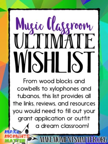 This dream classroom inventory gives you links, resources, and ideas to fill out any grant application, purchase order, or classroom wishlist.