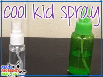 Cool Kid Spray - Water in travel size spray bottles