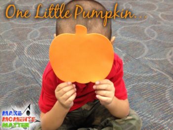 Five little pumpkins song, great for fall holidays! Blog post includes ideas for poem, movement game, and more!