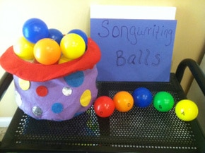 Fun balls for centers or a composition activity.