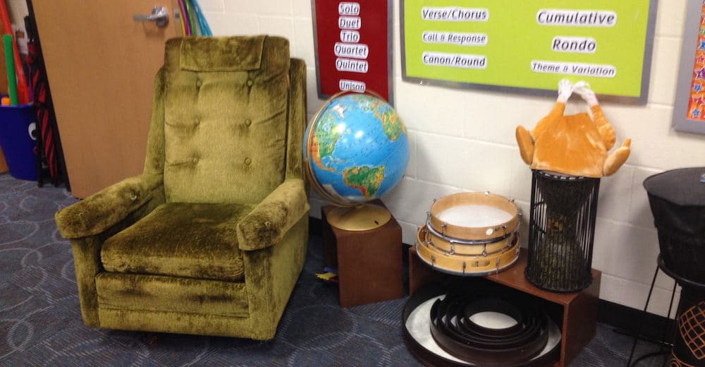 Ideas to make your music room comfy, cozy, and a great place to learn!