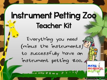 All the resources you need to host your very own instrument petting zoo!