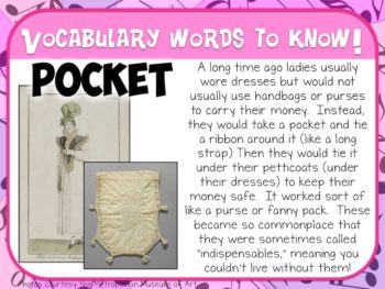 Lucy Locket Lost Her Pocket - Help students understand what this means with a little historical context!