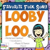 Free bulletin board and teacher resource to go along with the song Looby Loo