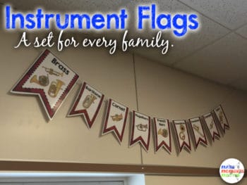 Instrument Flag Decor/Bunting