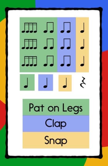 Add a clapping game or body percussion to any folk song.