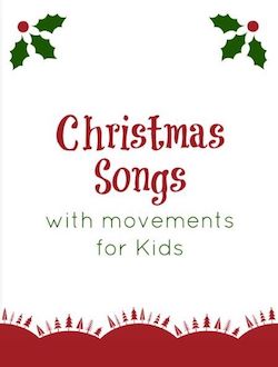 Wonderful little songs with movement for use in December