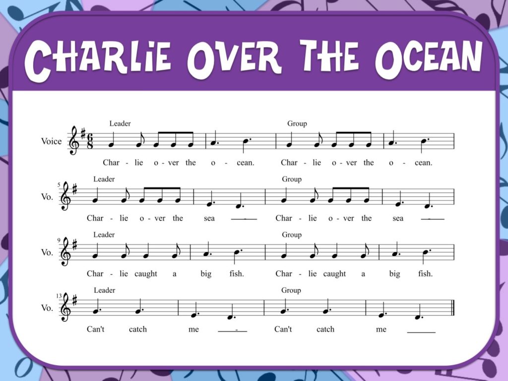 Charlie Over the Ocean sheet music.