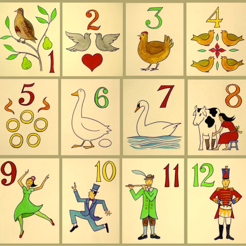 Check out this blog post for 12 different ideas to use when teaching the 12 Days of Christmas!
