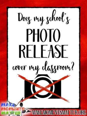 Does my school photo release really over my classroom?