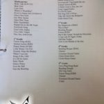 Some subs love to sing, so I add a list of songs that students have already learned in case they want to go back and revisit an old favorite.