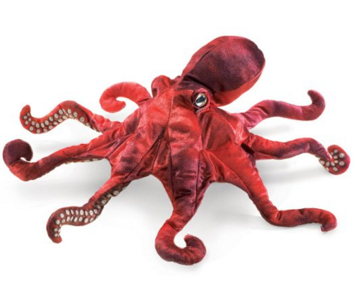 Octopus hand puppet