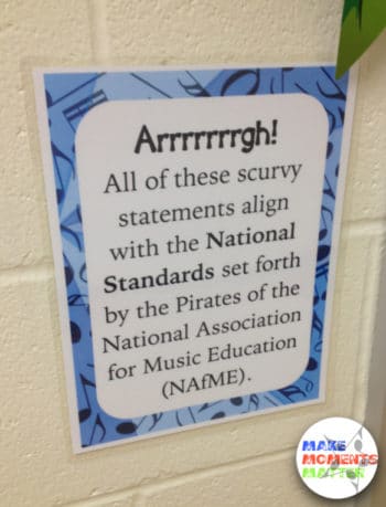 Try and tie your bulletin boards to the National Standards for Music Ed.
