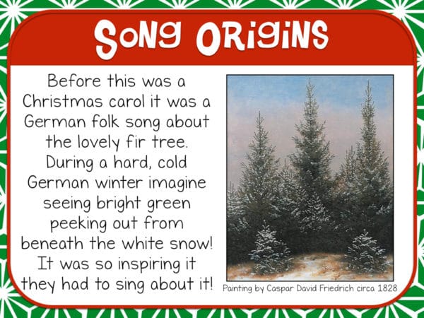 O Tannenbaum - Blog Post: Explore the history, teach the story, explain the tradition of the tree, and more!