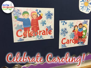 Easy bulletin board which gives history behind caroling and some of our favorite carols!