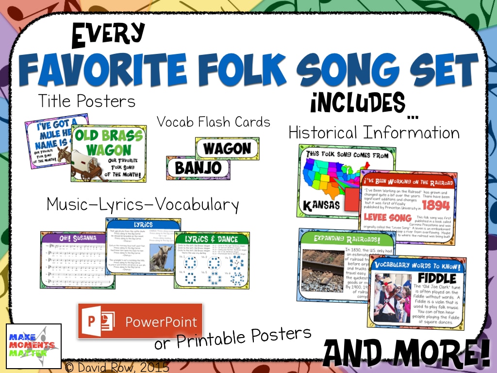 Why Teach Folk Songs Resources How to And More Make Moments Matter