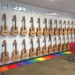 Organization ideas, tips, and trick for storing and sorting guitars in your classroom!