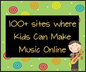 Tons and tons of links to free resources online for kids to make music.