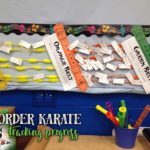 Using pipe cleaners I created a simple, interactive bulletin board for my kiddos to show off their RK progress.