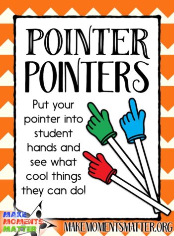 Using your classroom pointer for evaluation, critical thinking, and more!