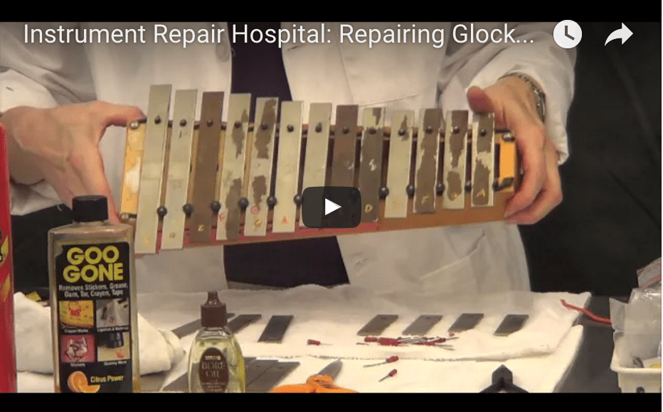 Repairing Glockenspiels - Studio 49 Instruments