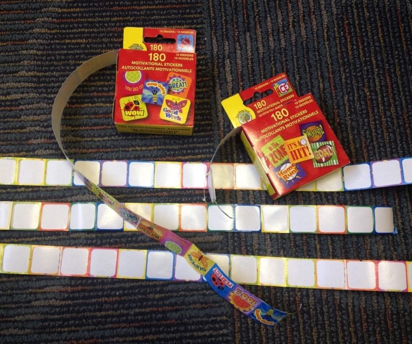 Assessment, positive reinforcement, and one-on-one instruction all rolled into one fun trick!