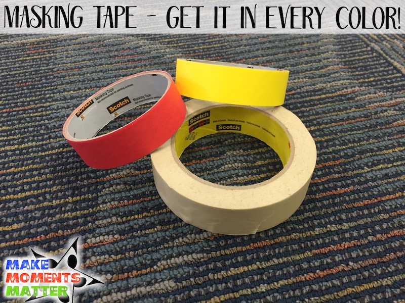 Creative Tip: Use Sticky Tack to Burnish Masking Tape! — Child of