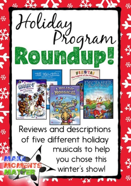 Holiday Program Roundup! Read this blog post to get suggestions and ideas for your next holiday program!