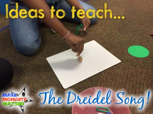 Ideas for teaching the Dreidel Song