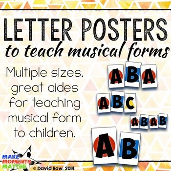 FREE Letter Posters to use when identifying form