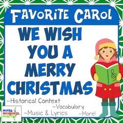 Great resource kit for the song We Wish You a Merry Christmas