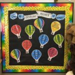 Using hot air balloons to show students our high-flying goals for the school year!