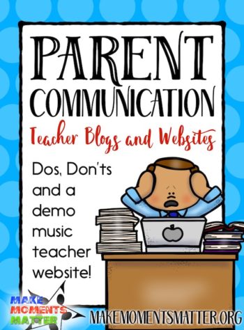 Dos, Don'ts, and a Demo page for a music teacher blog/website.