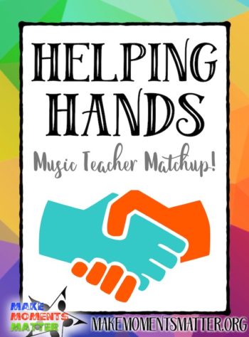 Would you like a music teacher friend to bounce around ideas with and share your favorite lessons? Click here to find out about how you can get a helping hand friend!
