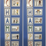 Pictures of CHAMPS behavior management system posters.