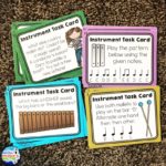 Learning Center Task Cards for Instrument Exploration
