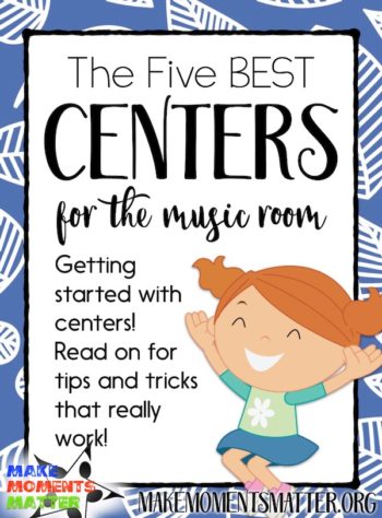 Learning Centers in the Music Room