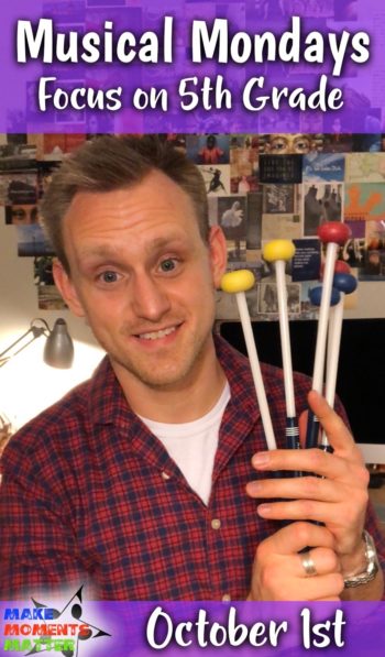 Music Teacher with Mallets and Xylophone
