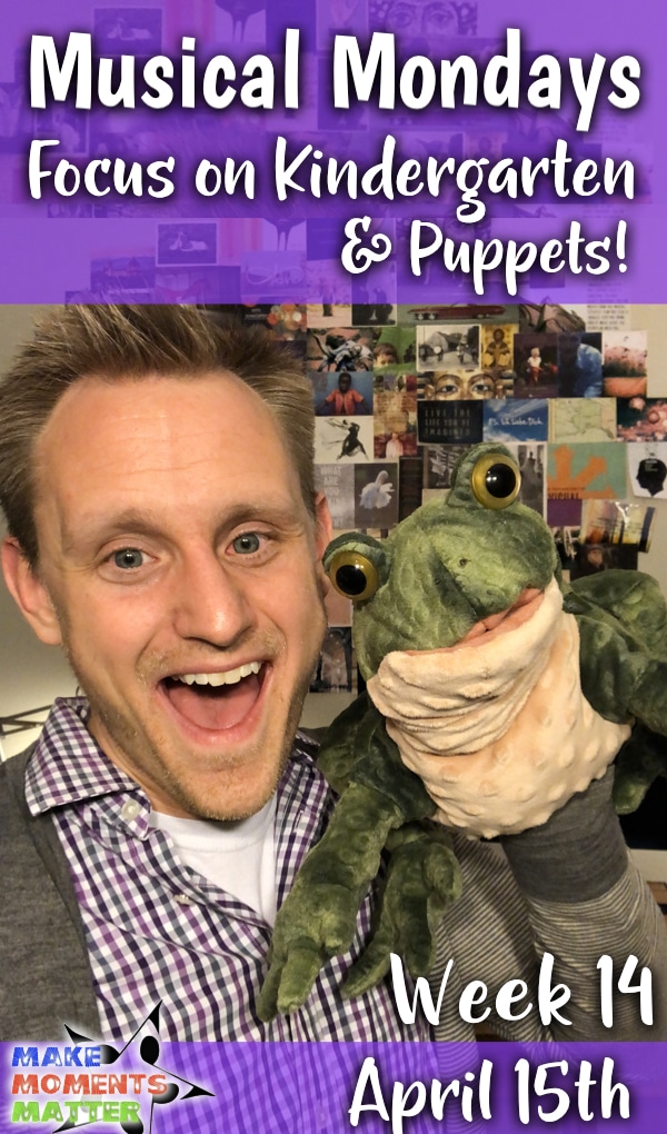 Music Teacher with Toad Puppet