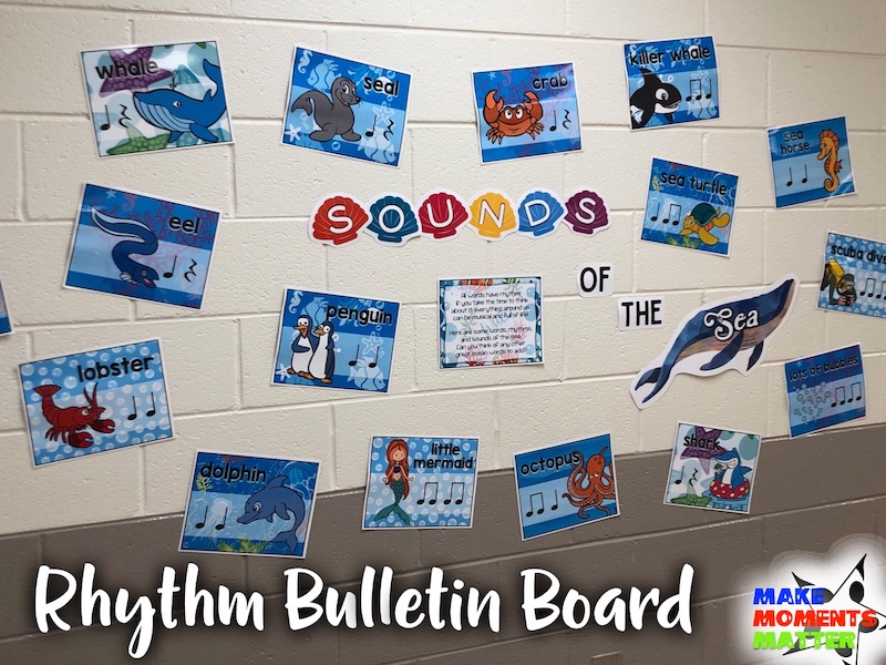 This bulletin board pack encourages students to realize that all words have rhythm. Find the rhythms of some of our favorite underwater creatures like lobsters, crabs, dolphins, scuba divers, sharks, little mermaids, and more!