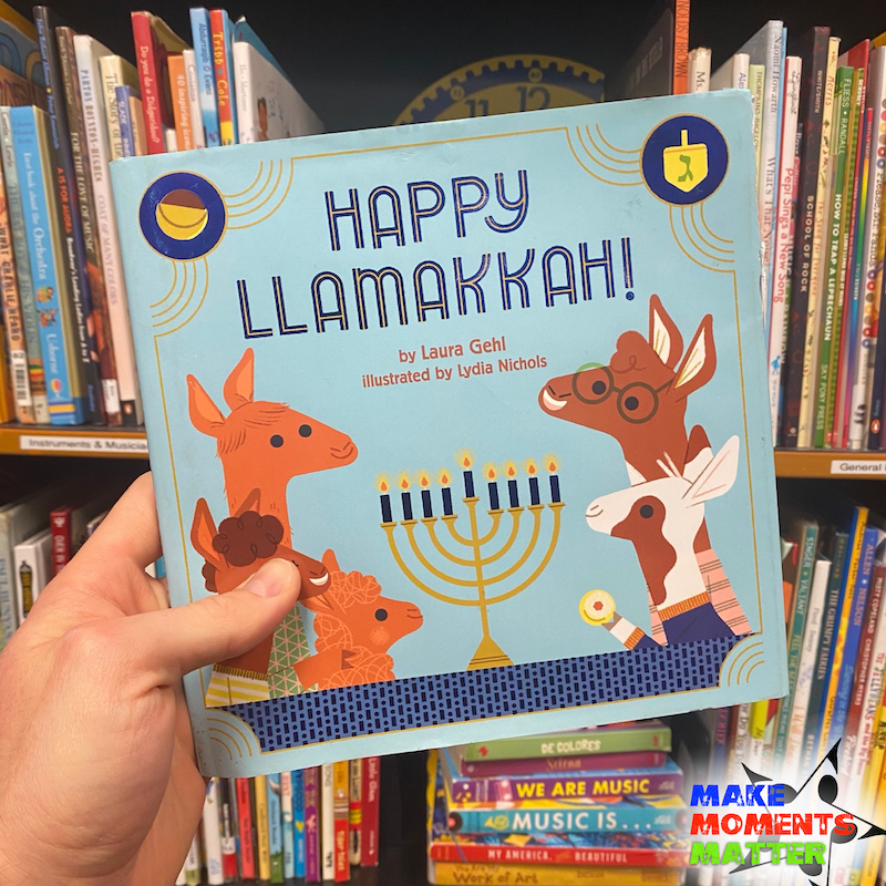 The book "Happy Llamakkah!" by Larua Gehl