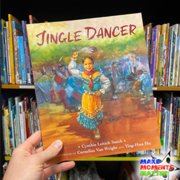 Front of the book Jingle Dancer by Chnthia Leitich Smith