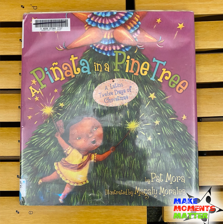 This bright and colorful book teaches about Las Posadas and follows the melody/rhyme scheme of the traditional song “The 12 Days of Christmas.”