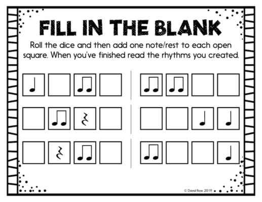 I created some worksheets to put in the centers and help students who needed more direction. The worksheets mimicked what we did with the white boards (roll and write) but gave a little more definition and structure to the activity.